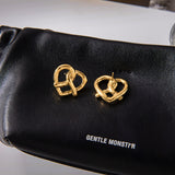 Pretzel Earrings