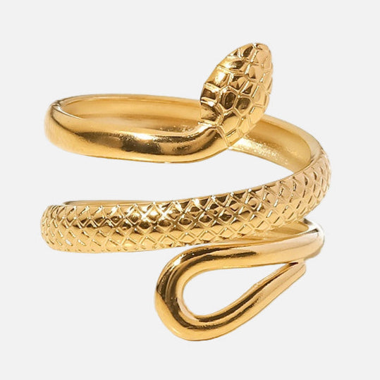 Classic Texture Snake Ring