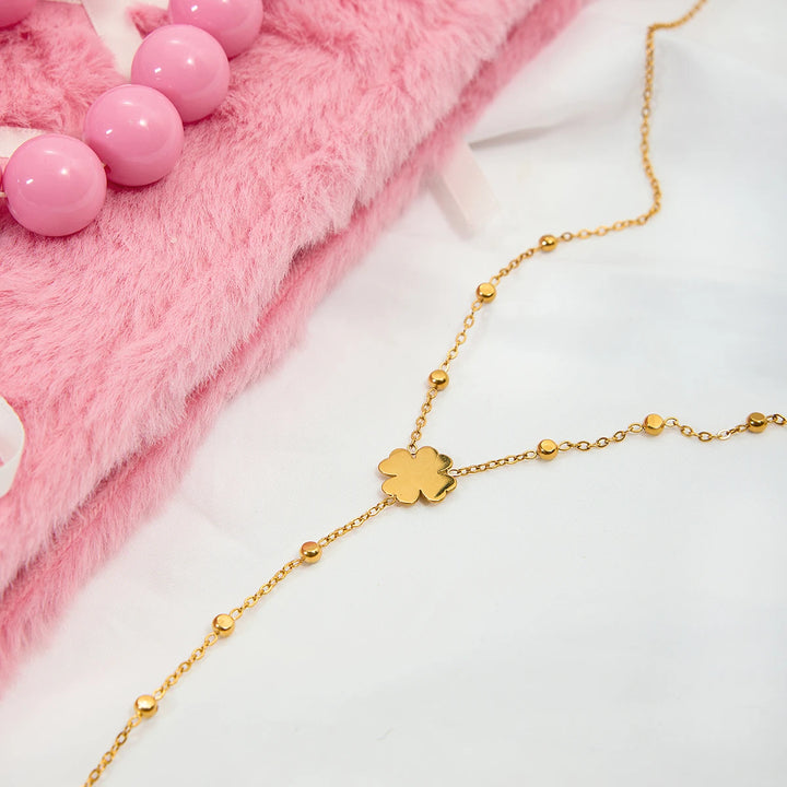 Clover Lariat Necklace