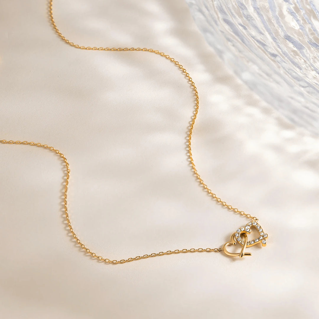 Ribbon Heart Necklace