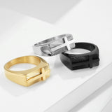 Cross Signet Ring