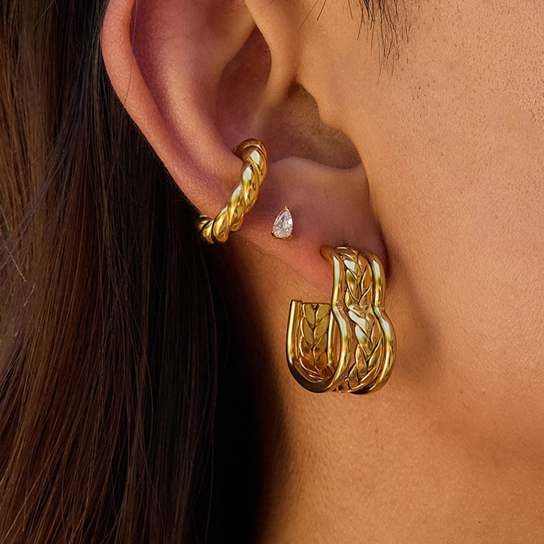 Twisted Rope Hoops