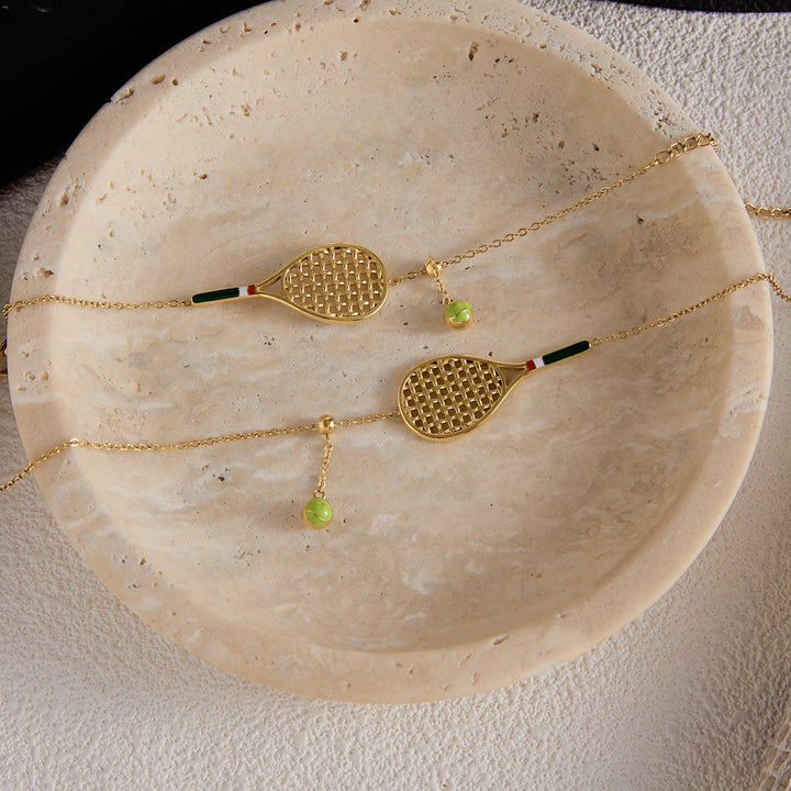 Tennis Racket Necklace