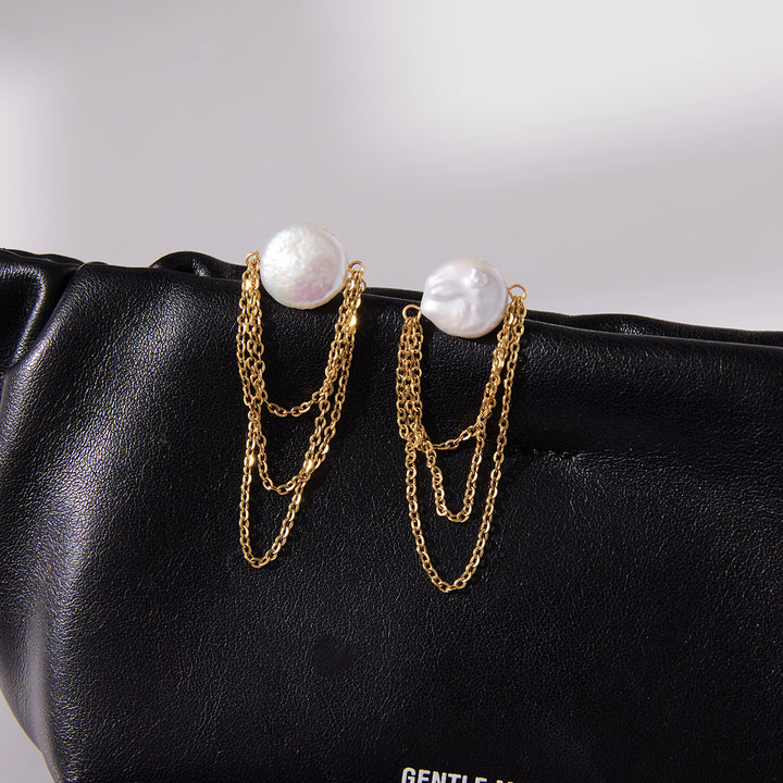 Pearl Cascade Drop Earrings
