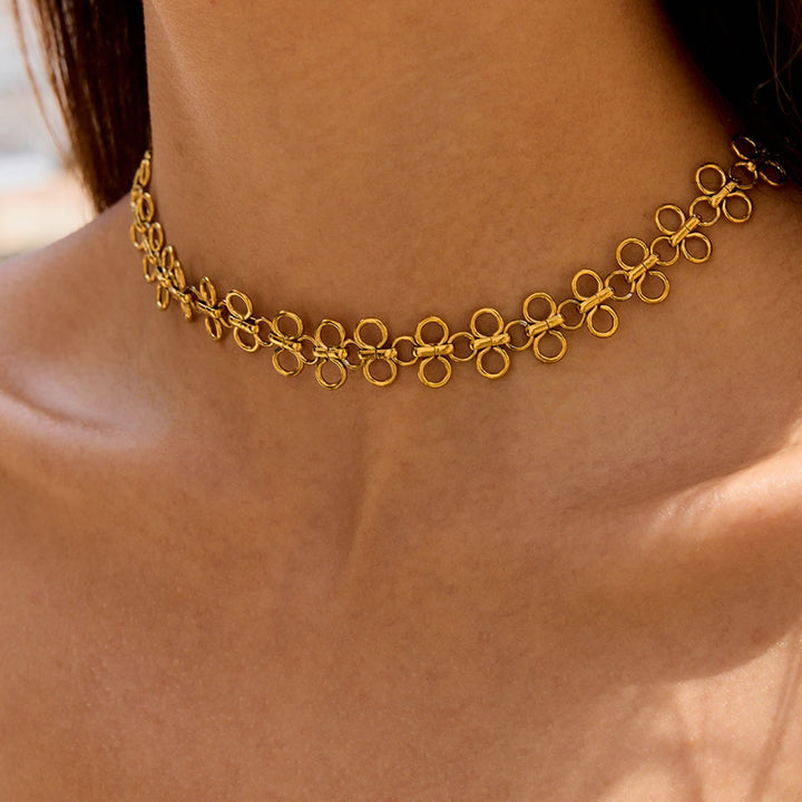 Clover Link Necklace