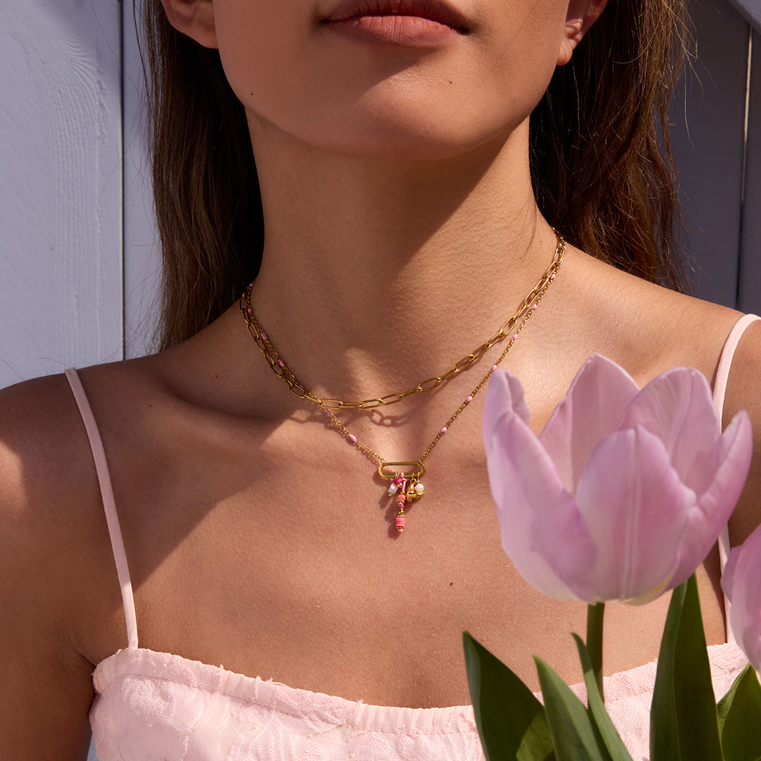 Pink Bloom Necklace