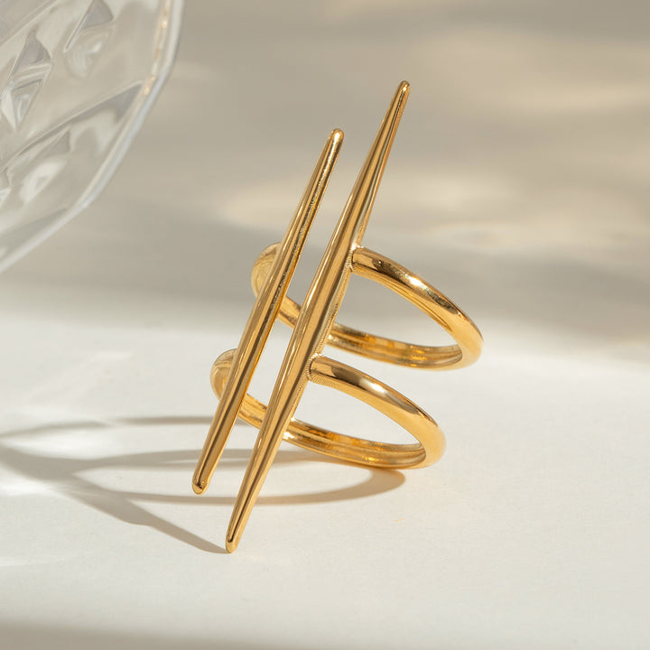 Double Spike Ring