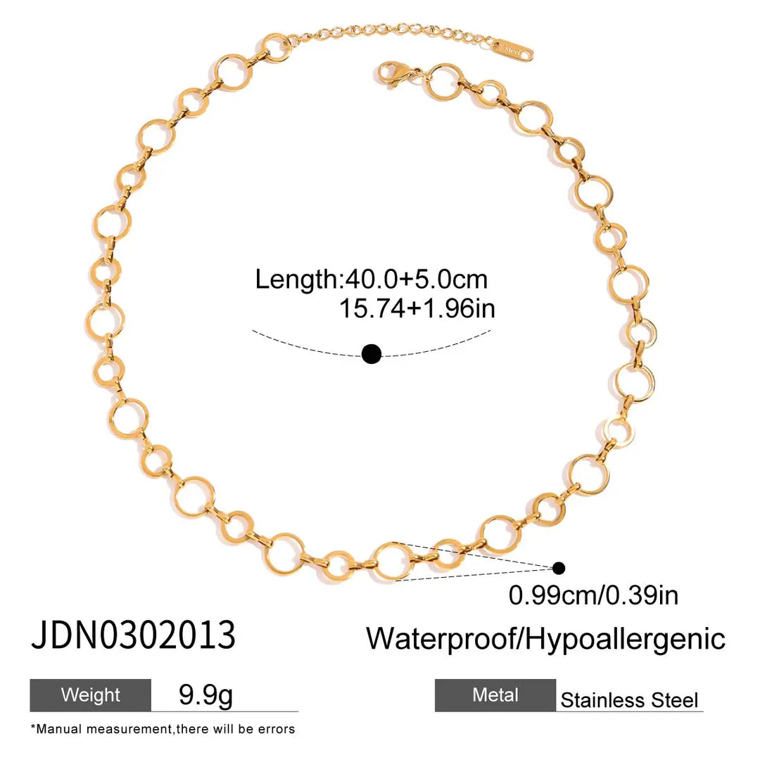 Chunky Rolo Chain Necklace
