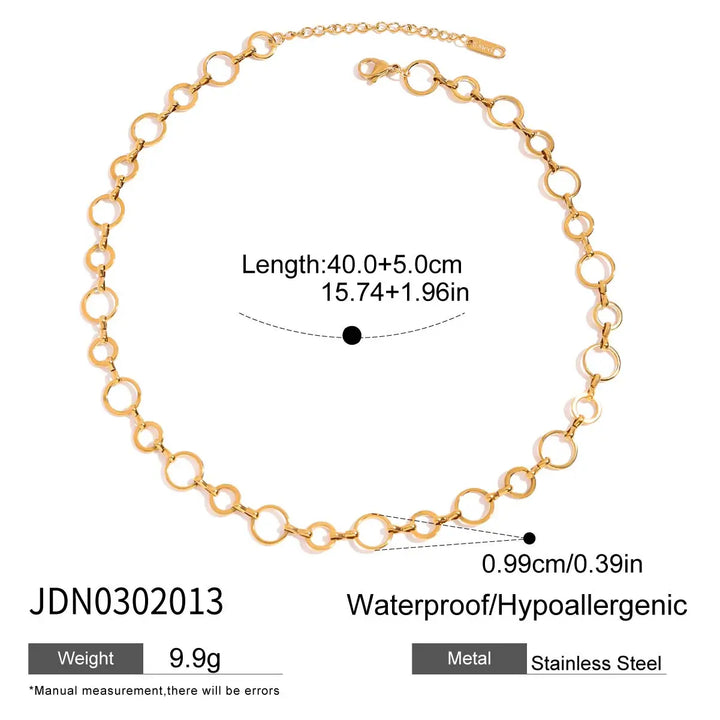 Chunky Rolo Chain Necklace