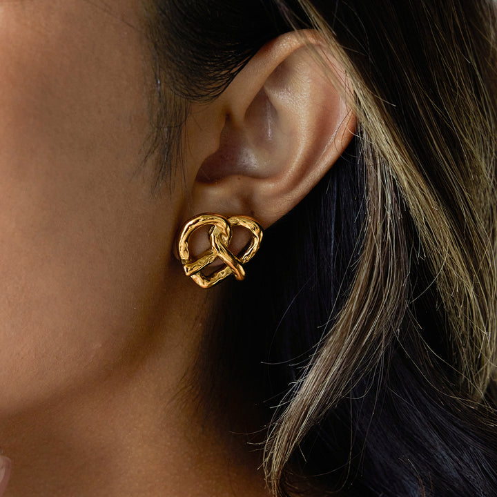 Pretzel Earrings