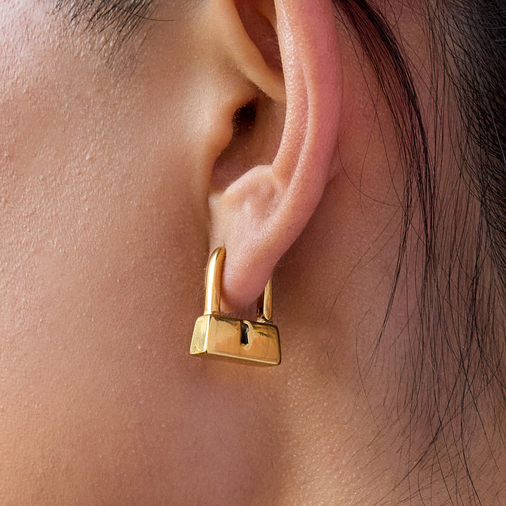 Lock Earrings