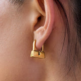 Lock Earrings