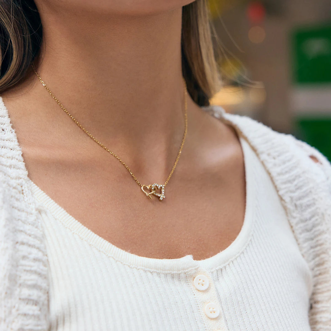Ribbon Heart Necklace
