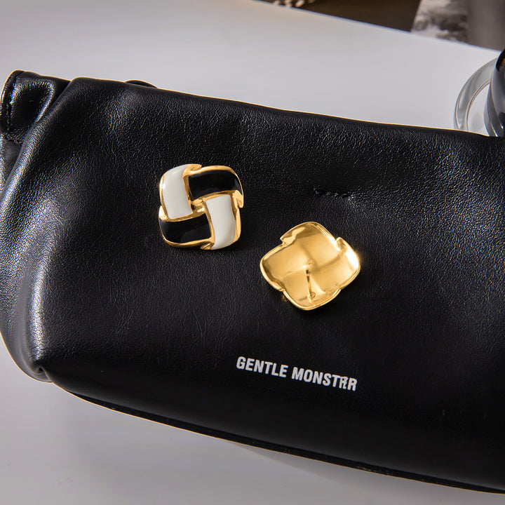 Dual Tone Statement Studs