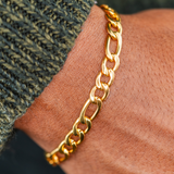 7mm Figaro Bracelet
