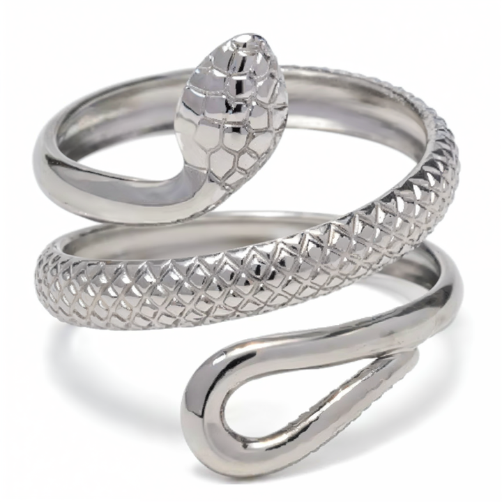 Classic Texture Snake Ring