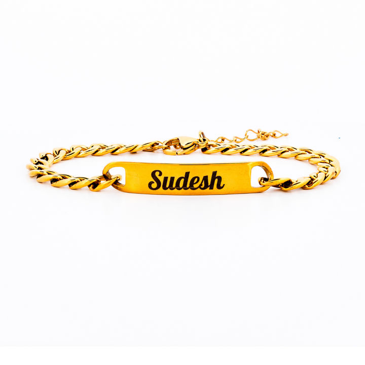 Cuban Link Personalized Bracelet