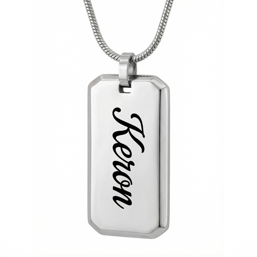 3D Dog Tag Personalized Necklace