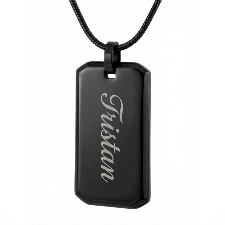 3D Dog Tag Personalized Necklace