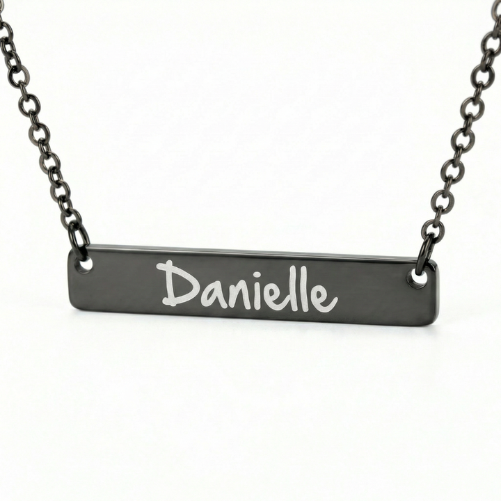 Classic Bar Personalized Necklace