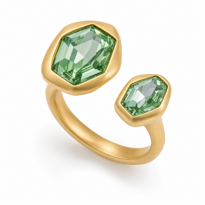 Green Zircon Ring