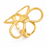 Glossy Flower Ring