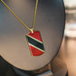 Trinidad and Tobago Flag Pendant Necklace
