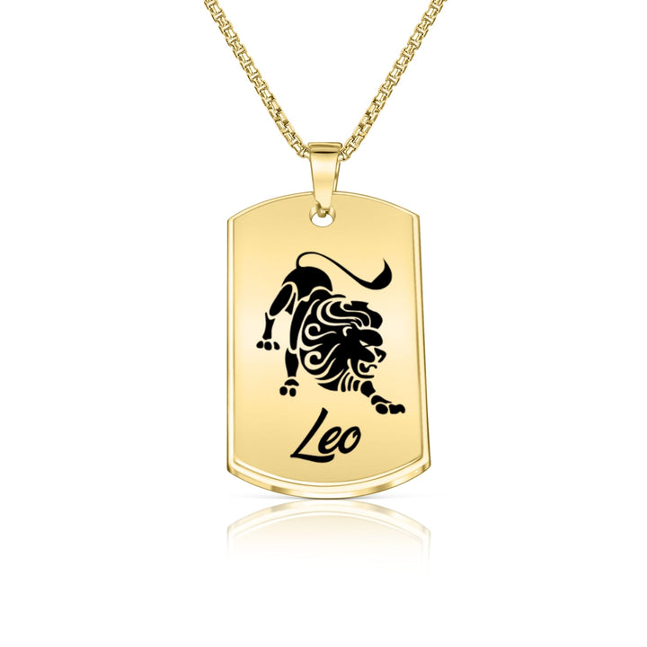 Zodiac Military Necklace
